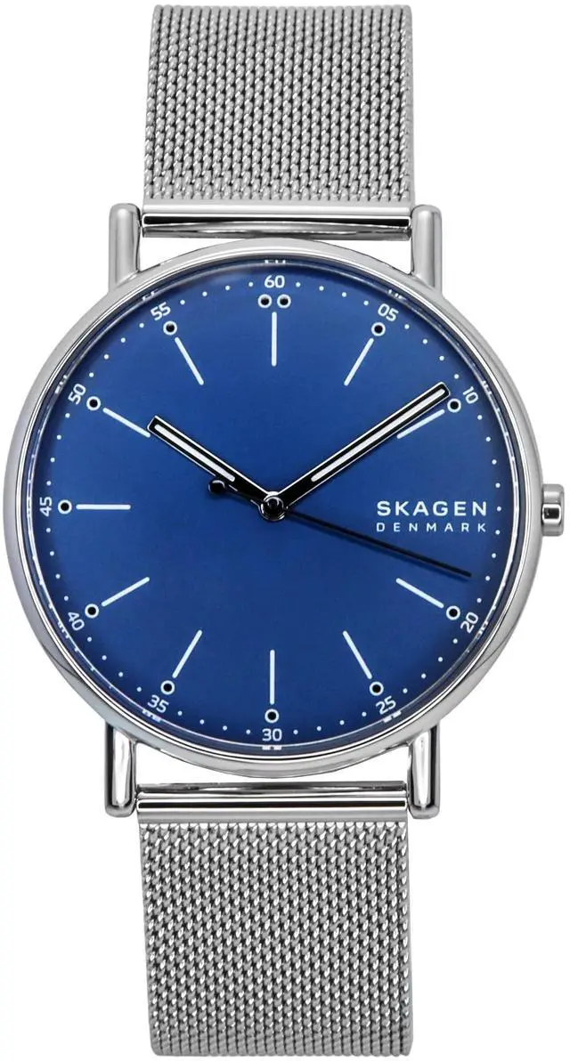 Main image of Skagen Signatur Stainless Steel Blue Dial Quartz SKW6904 Men's Watch