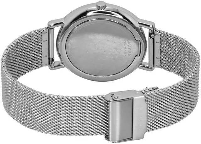 Alt view image 4 of 4 - Skagen Signatur Stainless Steel Blue Dial Quartz SKW6904 Men's Watch