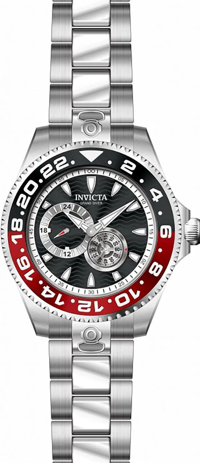 Alt view image 2 of 3 - Invicta Pro Diver Black Dial Automatic Diver's 300M Men's Watch 47302