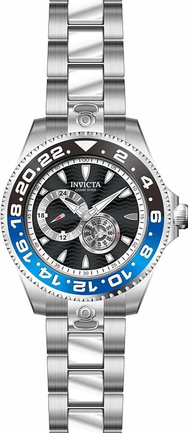 Alt view image 2 of 3 - Invicta Pro Diver Black Dial Automatic Diver's 300M Men's Watch 47300