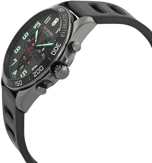 Alt view image 2 of 3 - Victorinox Fieldforce Chronograph Grey Dial Quartz 100M Men's Watch 241891