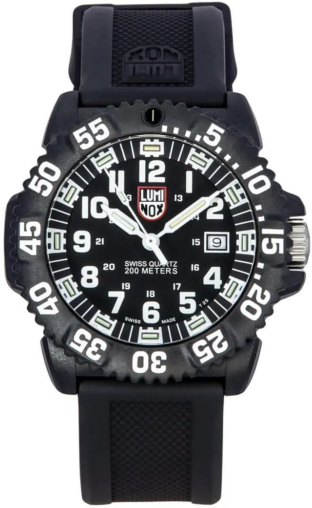Main image of Luminox Original NAVY Seal Black Dial Quartz 200M Men's Watch XS.3051.F