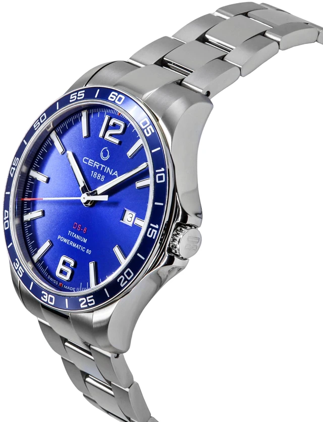 Alt view image 3 of 4 - Certina DS-8 Blue Dial Automatic Casual 100M Men's Watch C033.807.44.047.00