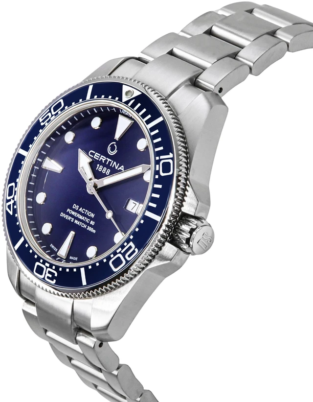 Alt view image 3 of 4 - Certina DS Diver Blue Dial Automatic 300M Men's Watch C032.607.11.041.00