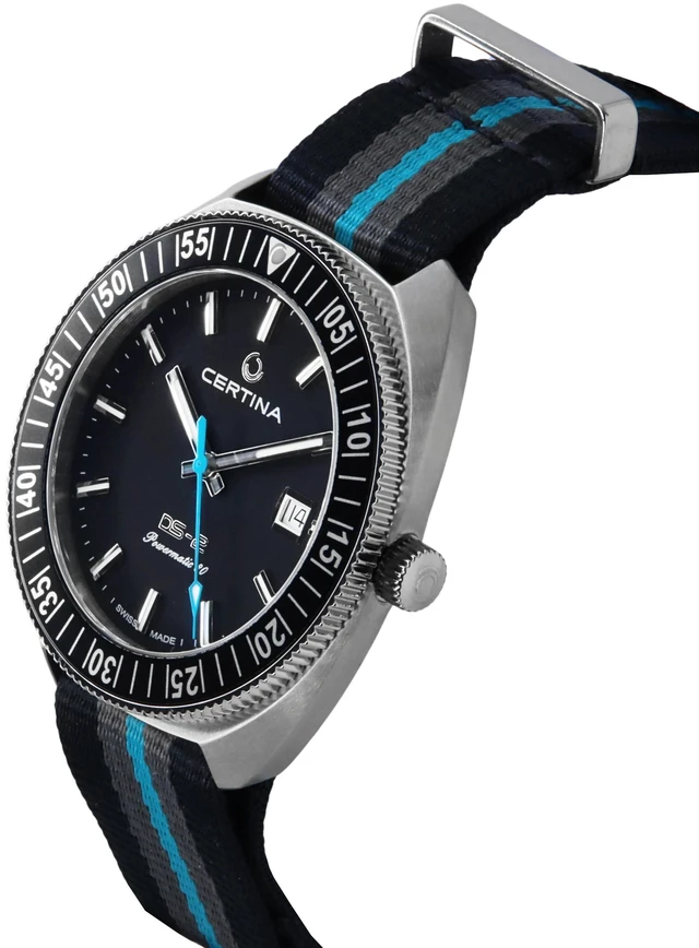 Alt view image 3 of 4 - Certina DS-2 Black Dial Automatic Diver's 200M Men's Watch C024.607.48.051.10