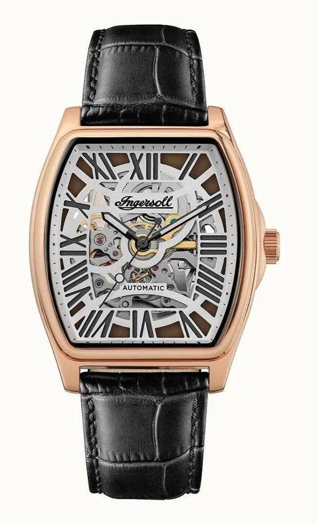 Main image of Ingersoll California Cool Grey Skeleton Dial Casual Automatic Men's Watch I14201