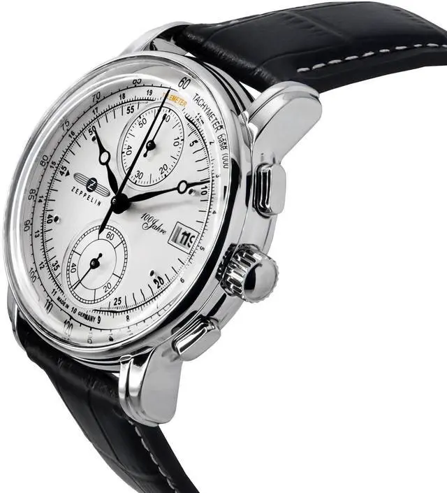 Alt view image 2 of 3 - Zeppelin 100 Jahre Chronograph Silver Dial Quartz Men's Watch 86701