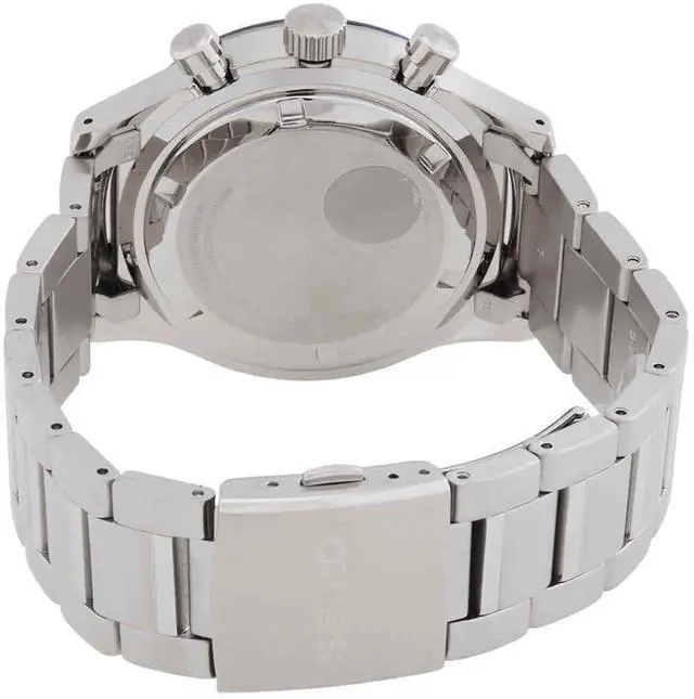 Alt view image 3 of 3 - Seiko Sports Chronograph Blue Dial Quartz  10M Men's Watch SSB445P1