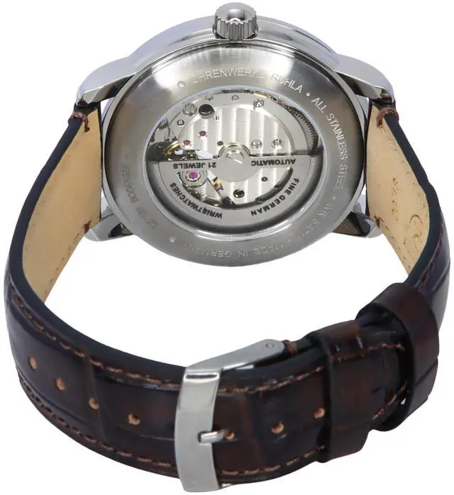 Alt view image 4 of 4 - Zeppelin LZ 120 Green Dial Automatic Dress Men's Watch 81664