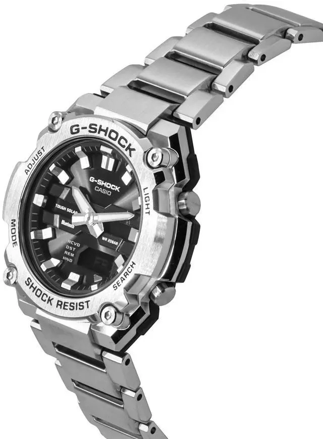Alt view image 4 of 5 - Casio G-Shock G-Steel Black Dial Sports Solar 200M Men's Watch GST-B600D-1A