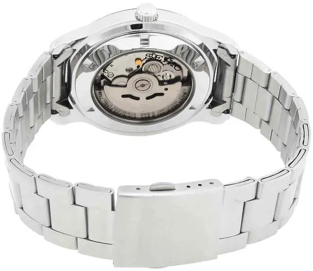 Alt view image 4 of 4 - Seiko 5 Automatic White Dial SNKP15 SNKP15K1 SNKP15K Men's Watch