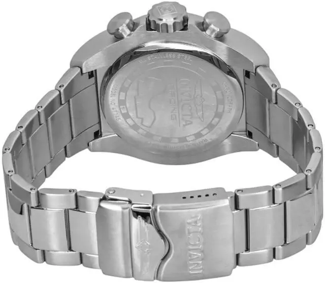Alt view image 4 of 4 - Invicta Racing Chronograph Stainless Steel Blue Dial Quartz 47745 Men's Watch