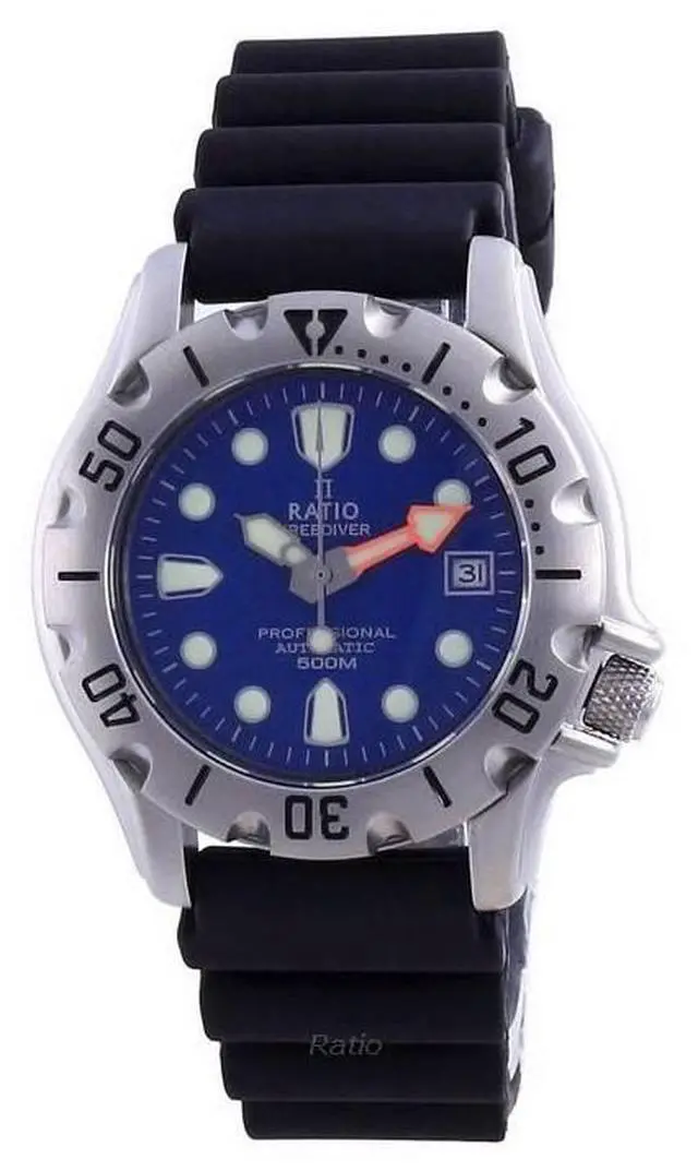 Main image of Ratio FreeDiver Professional 500M Sapphire Automatic 32BJ202A-BLU Men's Watch