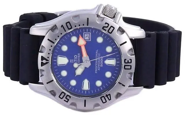 Alt view image 5 of 7 - Ratio FreeDiver Professional 500M Sapphire Automatic 32BJ202A-BLU Men's Watch
