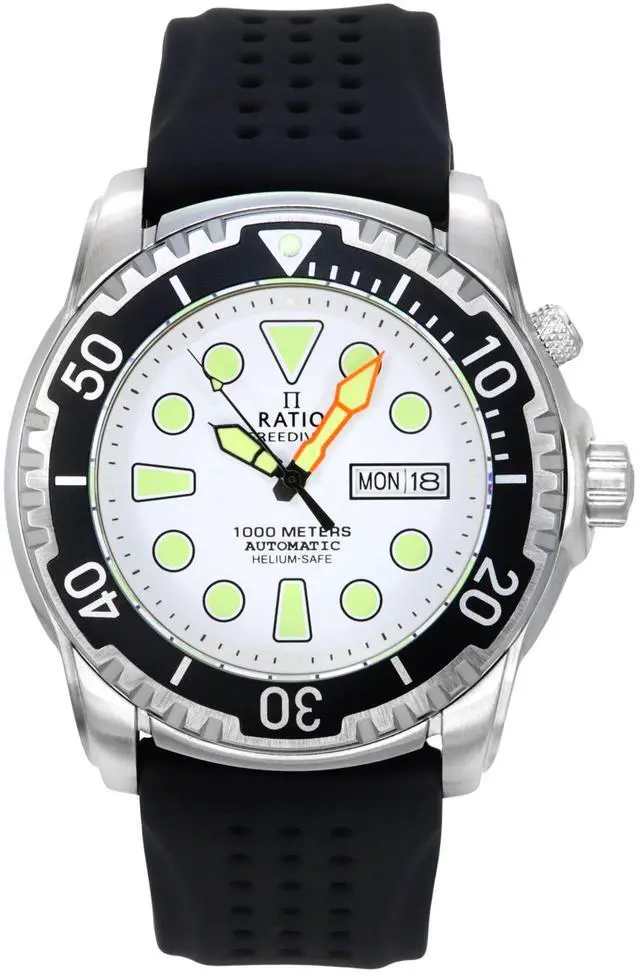 Main image of Ratio FreeDiver Automatic White Dial Diver's Men's Watch 1068HA90-34VA-WHT-V02