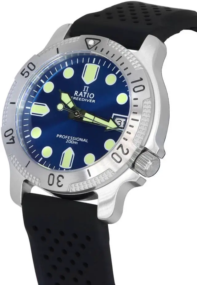 Alt view image 7 of 7 - Ratio FreeDiver Professional Quartz Diver's RTF023 200M Men's Watch