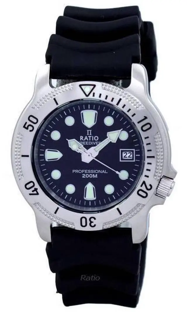 Main image of RATIO FreeDiver Professional 200M Sapphire Crystal Quartz 22AD202 Mens Watch