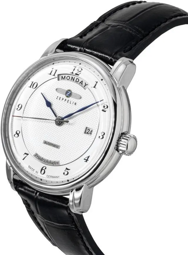 Alt view image 2 of 3 - Zeppelin Friedrichshafen Silver Dial Automatic Dress Men's Watch 85624