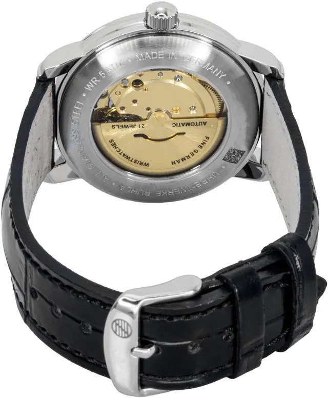 Alt view image 3 of 3 - Zeppelin Friedrichshafen Silver Dial Automatic Dress Men's Watch 85624