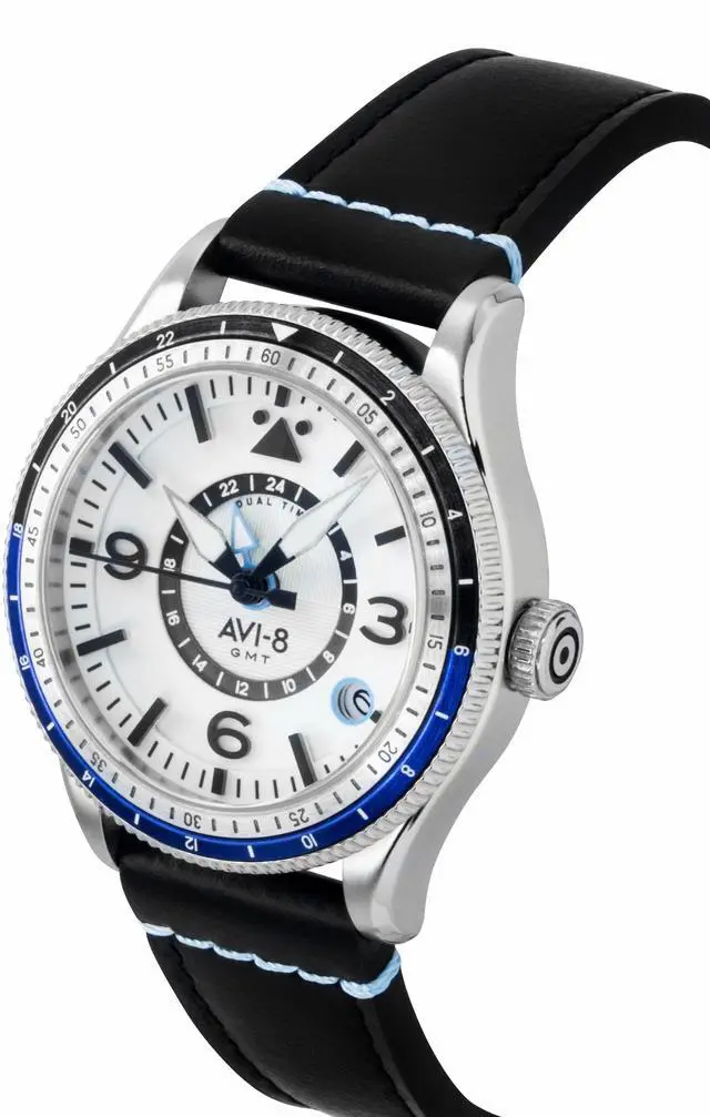 Alt view image 3 of 4 - AVI-8 Flyboy White Dial Automatic Sports Men's Watch AV-4128-02