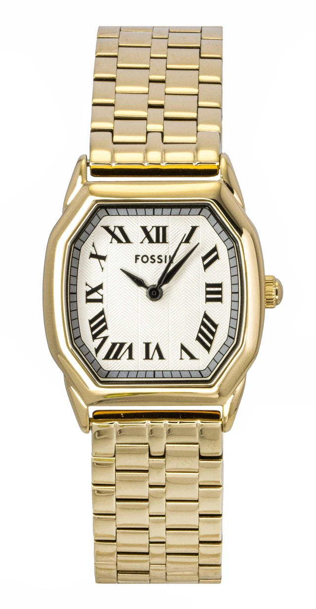 Main image of Fossil Harlow Gold Tone Stainless Steel Cream Dial Quartz ES5361 Women's Watch