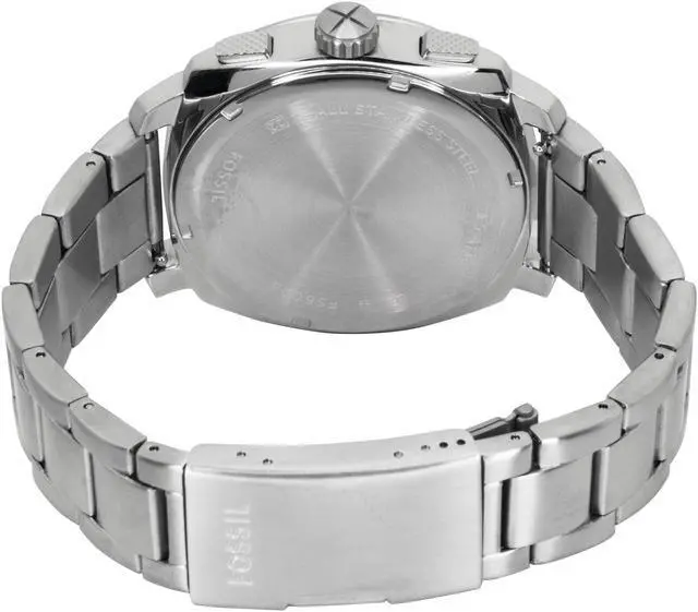 Alt view image 4 of 4 - Fossil Machine Chronograph Stainless Steel Black Dial Quartz FS6095 Men's Watch