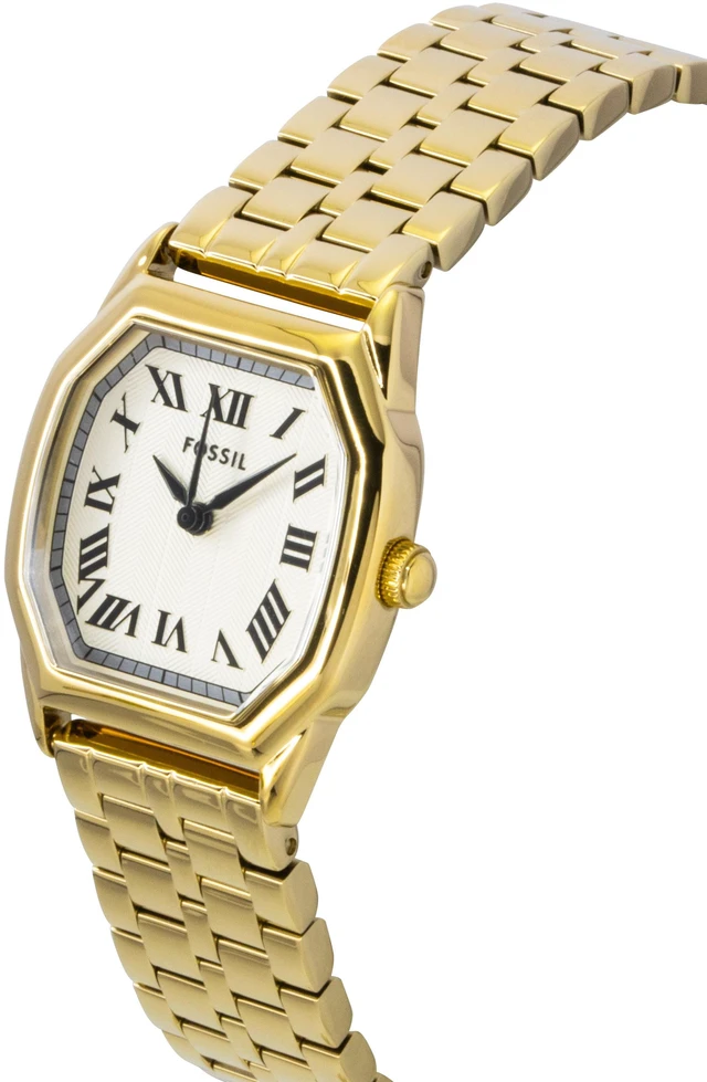Alt view image 2 of 3 - Fossil Harlow Gold Tone Stainless Steel Cream Dial Quartz ES5361 Women's Watch