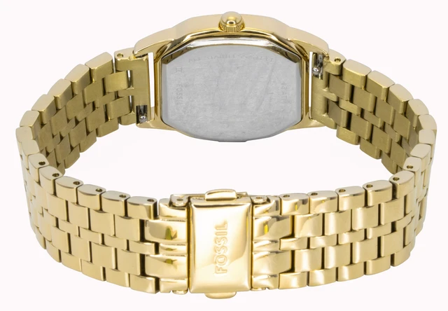 Alt view image 3 of 3 - Fossil Harlow Gold Tone Stainless Steel Cream Dial Quartz ES5361 Women's Watch
