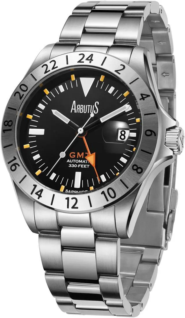 Main image of Arbutus Limited Edition Black Dial Automatic Sports 100M Men's Watch AR9922SBS