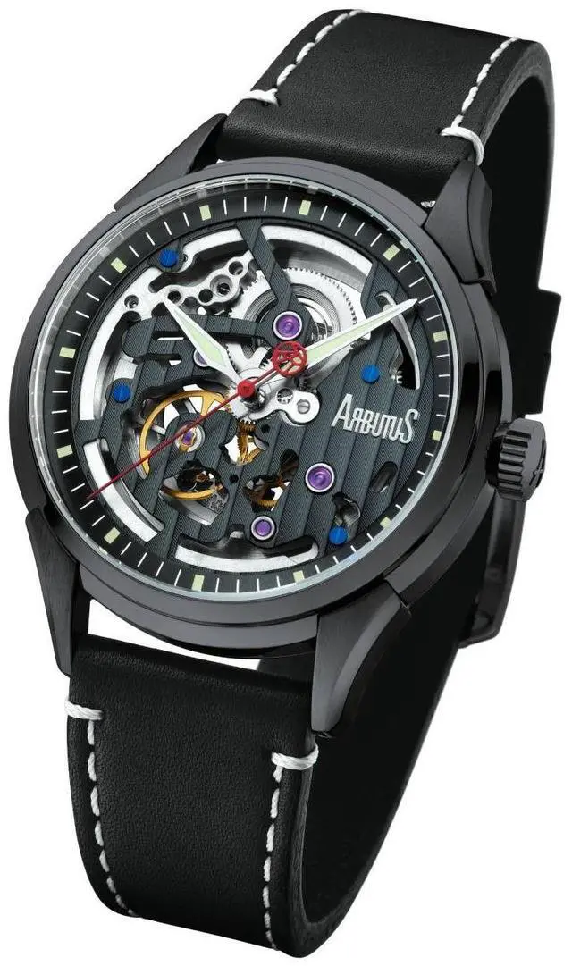 Main image of Arbutus Wall Street Black Dial Automatic Casual Men's Watch AR1801BBB