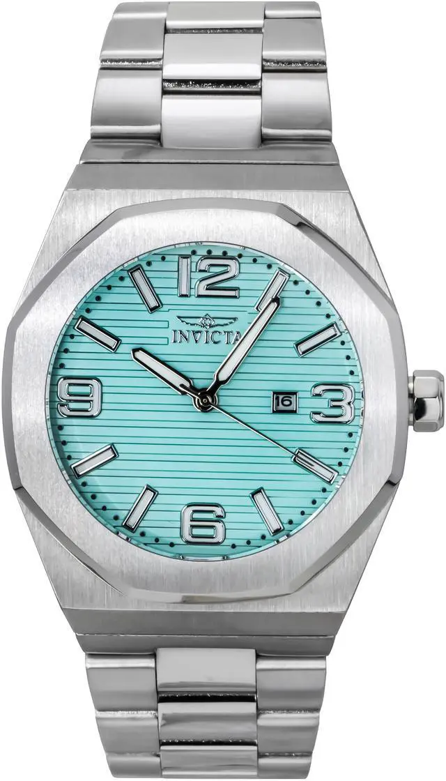 Main image of Invicta Huracan Stainless Steel Turquoise Dial Quartz 45779 100M Men's Watch