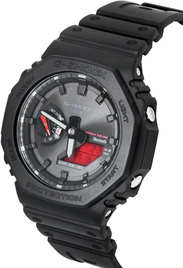 Alt view image 4 of 5 - Casio G-Shock Black Dial Solar Sports 200M Men's Watch GA-B2100BBR-1A