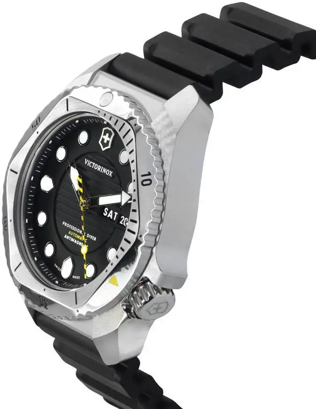 Alt view image 3 of 4 - Victorinox Dive Pro Black Dial Automatic Diver's 300M Men's Watch 241994