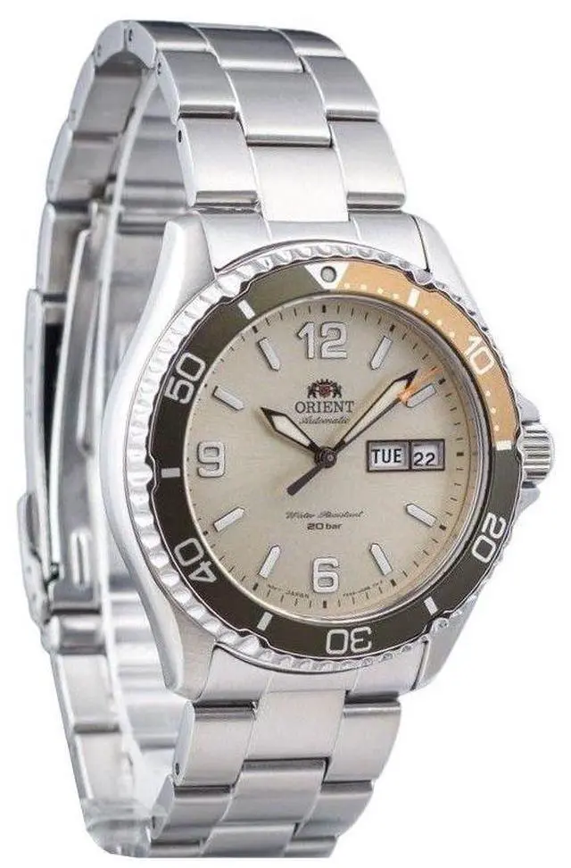 Alt view image 9 of 14 - Orient Men's Automatic Mechanical Watch, 20Bar Waterproof Men's Watch, Fashion Casual Sport Luminous Men's Watch, Ivory White