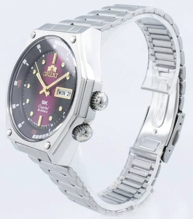 Alt view image 5 of 6 - Men's Orient SK Super King Diver Retro Automatic Day-Date Watch RA-AA0B02R19B