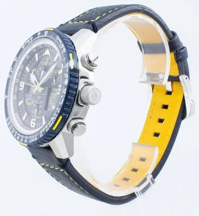 Alt view image 10 of 11 - Men's Citizen Eco-Drive Promaster Skyhawk A-T Solar Atomic Watch JY8078-01L