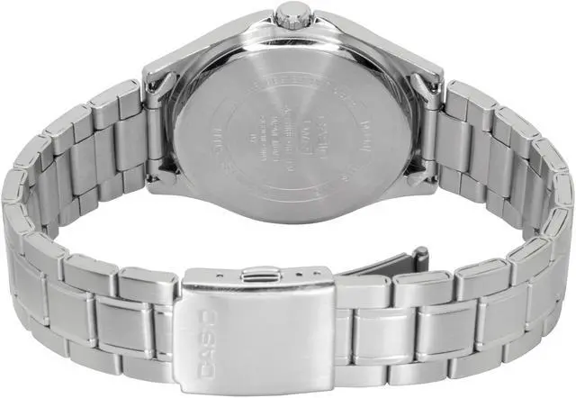 Alt view image 3 of 3 - Casio Standard Analog Stainless Steel Grey Dial Quartz MTS-115D-8AV Men's Watch