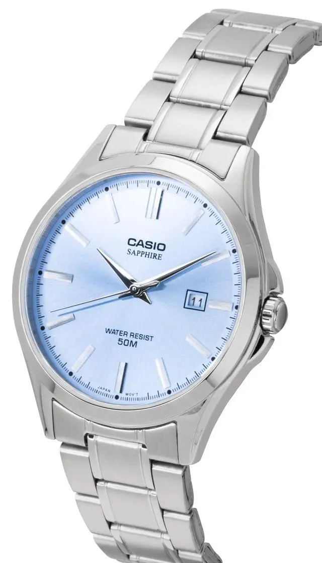 Alt view image 2 of 3 - Casio Standard Analog Light Blue Dial Quartz Casual Men's Watch MTS-115D-2A2V