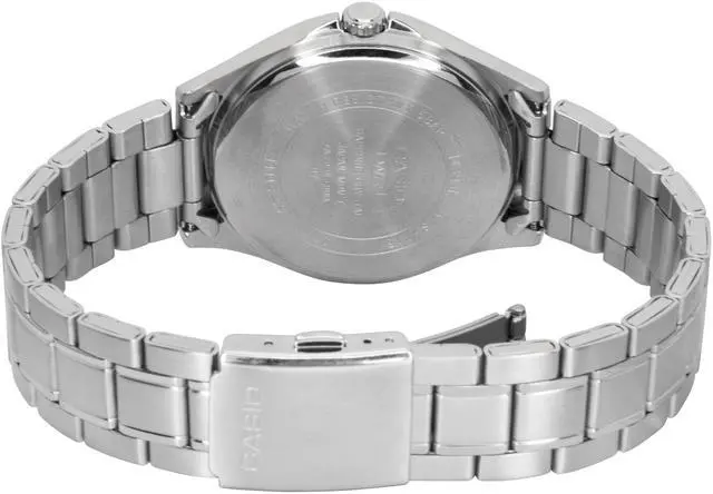 Alt view image 3 of 3 - Casio Standard Analog Stainless Steel Blue Dial Quartz MTS-115D-2A1V Men's Watch