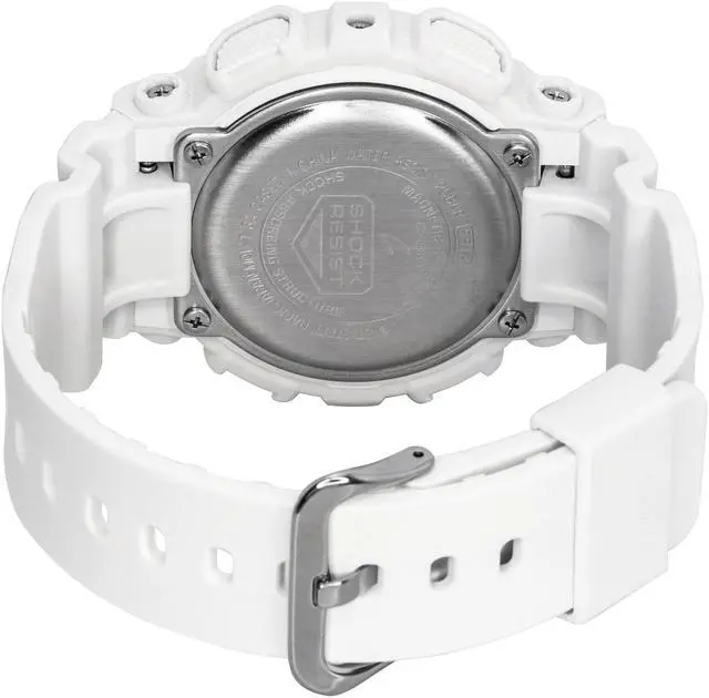 Alt view image 5 of 5 - Casio G-Shock White Dial Quartz Sports 200M Women's Watch GMA-S120SA-7A1