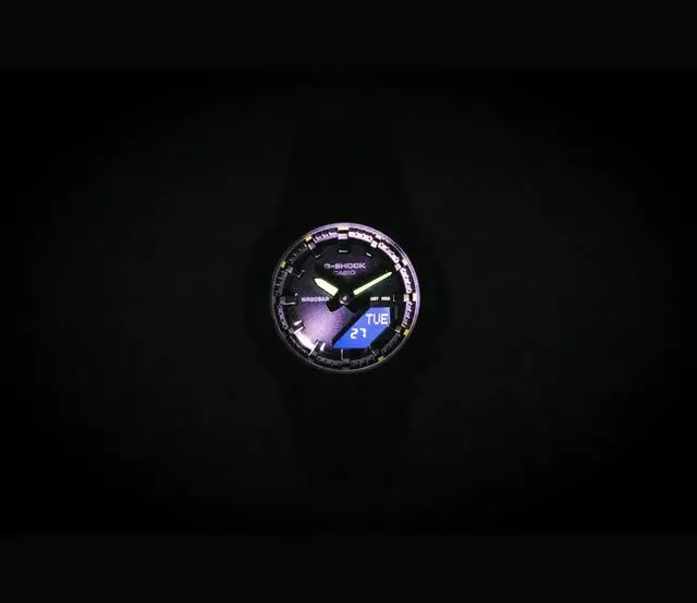 Alt view image 3 of 5 - Casio G-Shock Black Dial Quartz Sports 200M Women's Watch GMA-P2100SA-1A2