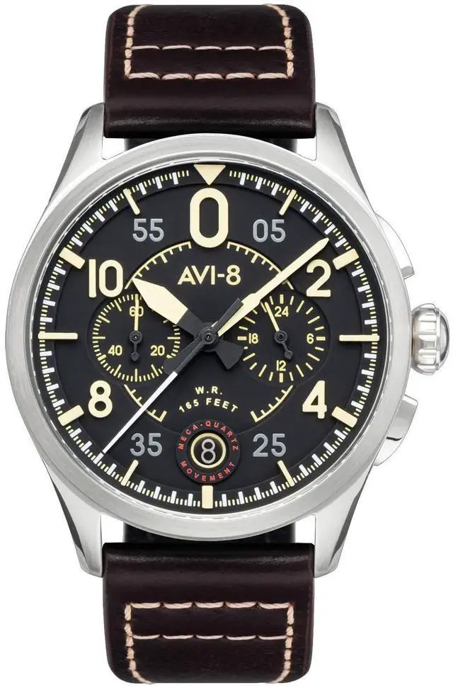 Main image of AVI-8 Spitfire Lock Midnight Oak Chronograph Quartz AV-4089-01 Men's Watch