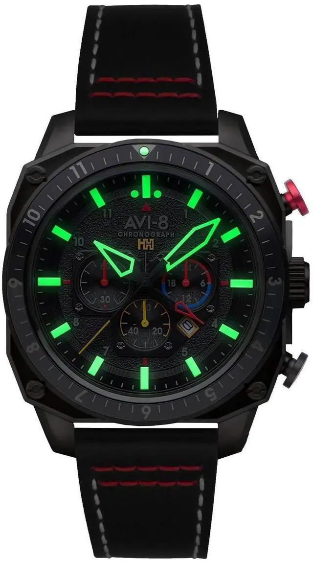 Alt view image 2 of 7 - Avi-8 Hawker Hunter Chronograph Quartz AV-4100-04 Men's Watch