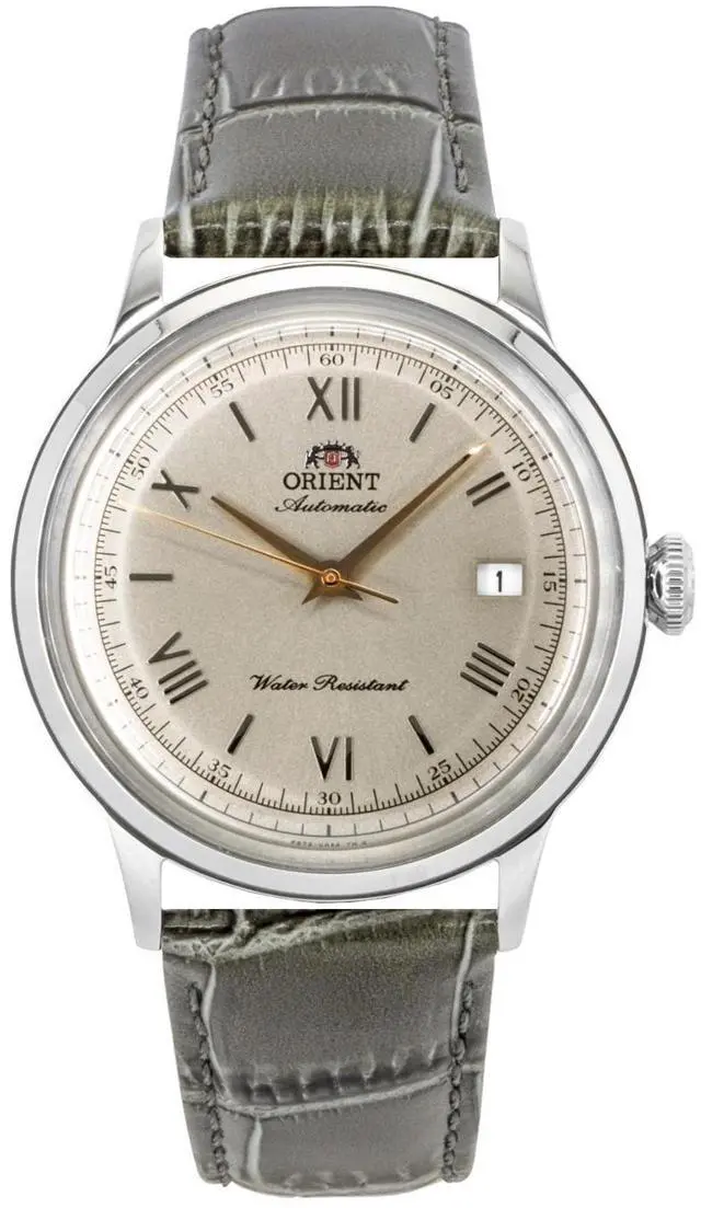 Main image of Orient Bambino Classic Leather Strap Beige Dial Automatic RA-AC0025N Men's Watch
