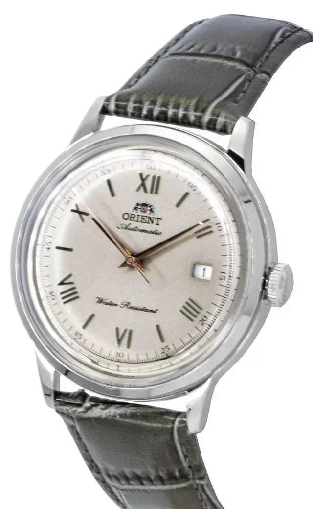 Alt view image 2 of 3 - Orient Bambino Classic Leather Strap Beige Dial Automatic RA-AC0025N Men's Watch