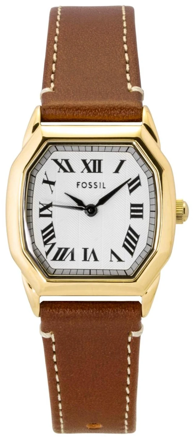 Main image of Fossil Harlow Leather Strap Beige Dial Quartz ES5364 Women's Watch