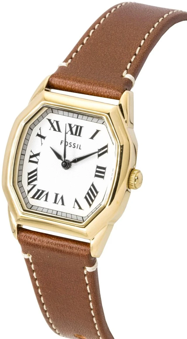 Alt view image 2 of 3 - Fossil Harlow Leather Strap Beige Dial Quartz ES5364 Women's Watch