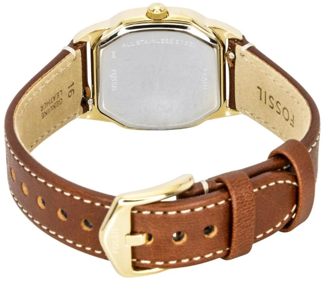 Alt view image 3 of 3 - Fossil Harlow Leather Strap Beige Dial Quartz ES5364 Women's Watch