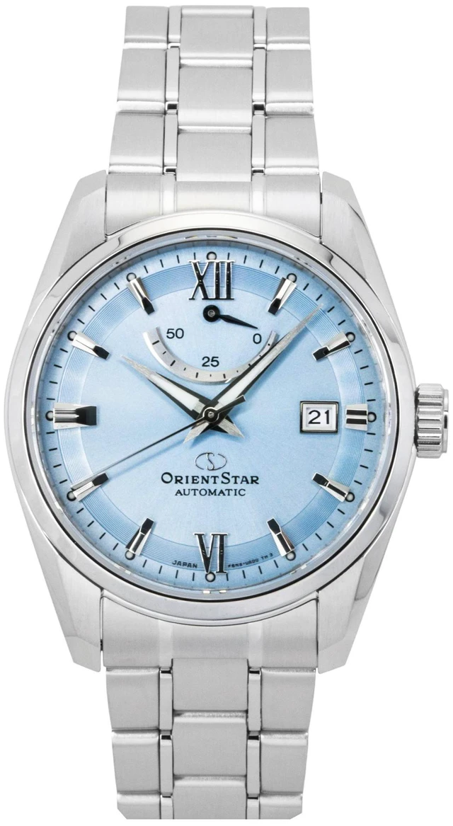 Main image of Orient Star Contemporary Stainless Steel Ice Blue Dial Automatic RE-AU0109L 100M Men's Watch