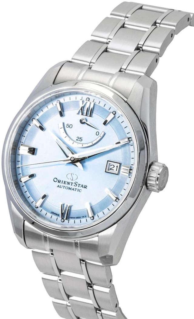 Alt view image 2 of 3 - Orient Star Contemporary Stainless Steel Ice Blue Dial Automatic RE-AU0109L 100M Men's Watch